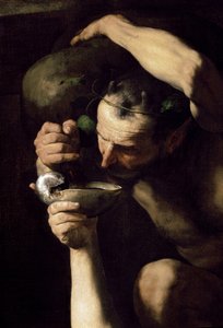 Der betrunkene Silen (Detail) von Jusepe de Ribera