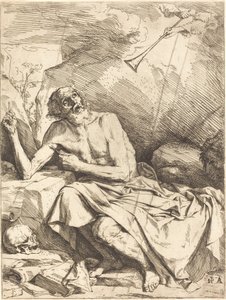 Der heilige Hieronymus hört die Posaune des Jüngsten Gerichts von Jusepe de Ribera