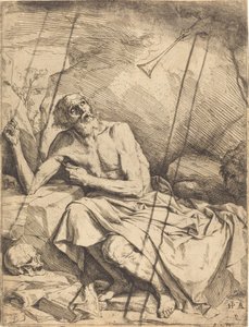 Der heilige Hieronymus hört die Posaune des Jüngsten Gerichts