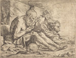 Der lesende heilige Hieronymus von Jusepe de Ribera