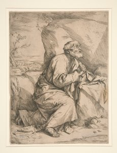 Der heilige Petrus in Reue