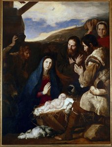 Die Anbetung der Hirten von Jusepe de Ribera
