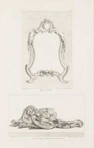 Toilettenspiegel, 5. Tafel von Juste Aurèle Meissonnier
