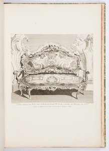 Canapé ausgeführt für Herrn Graf von Bielinski, Großmarschall der Krone von Polen, im Jahr 1735; Canapé ausgeführt für den Grafen von Bielinski im Jahr 1735, 4. Platte