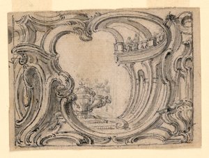 Entwurf für ein Ornamentpanel