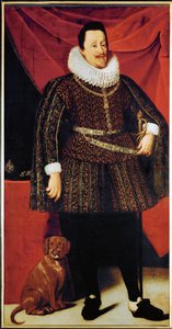 Kaiser Ferdinand II., Ehemann von Maria Anna von Bayern und Eleonore Gonzaga von Justus Sustermans