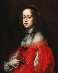 Porträt von Maria Leopoldine von Österreich-Tirol, 1632-1649, Kaiserin des Heiligen Römischen Reiches