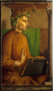 Porträt des Dichters Dante Alighieri (1265-1321) von Justus van (c.1435 c.1480) Gent