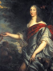Porträt von Königin Christine von Schweden als Diana (1626-1689) von Justus van Egmont