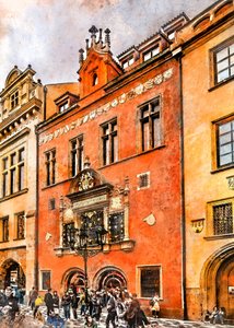 Historische Prager Fassade