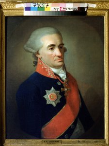 Porträt des russischen Dichters und Schriftstellers Michail M. Heraskov von K. Goekke