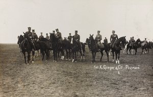 Album Jack Bosio - Kriegskampagne 1917-1920: Militärmission in Polen (Warschau - Posen) März-April 1919, eine Pferdebatterie in Posen (Poznań), 03-04.1919 von K. Greger