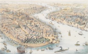 New York aus Südwesten, ca. 1852