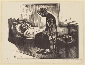 Besuch im Krankenhaus von Käthe Kollwitz