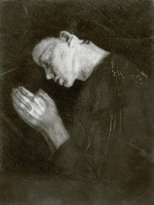 Betendes Mädchen