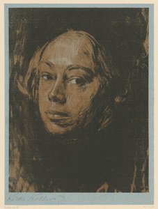 Selbstbildnis nach links (5. Zustand) von Käthe Kollwitz