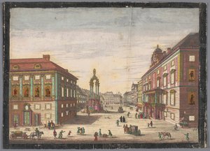 Ansicht des Hohe Markt in Wien