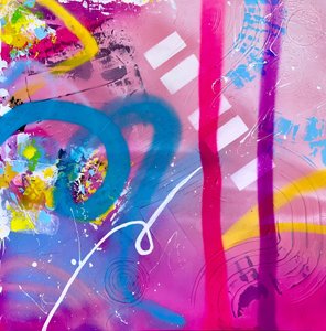Lebendiger Street-Art-Splash
