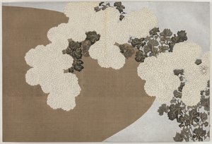 Blumen von hundert Welten (Momoyogusa): Chrysanthemen (Momoyogusa) von Kamisaka Sekka