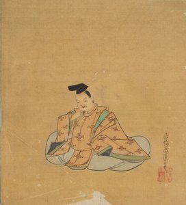 Unsterblicher Dichter, 17. Jahrhundert von Kano Shoun