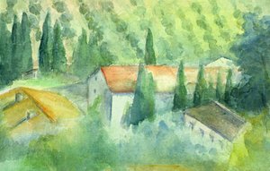 Marcelliana, Toskana von Karen Armitage