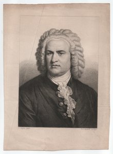 Johann Sebastian Bach (1685-1750) (ca. 1850, Gravur)
