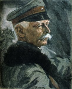 Erster Weltkrieg: Porträt des deutschen Soldaten Erich von Falkenhayn