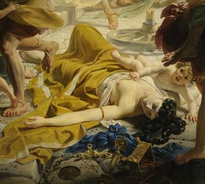 Detail (Der letzte Tag von Pompeji) von Karl Pavlovich Bryullov