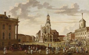 Alter Markt von Potsdam und Kirche St. Nikolai von Karl Christian Wilhelm Baron