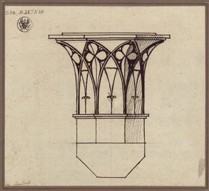 Achteckiges Säulenkapitell von Karl Friedrich Schinkel