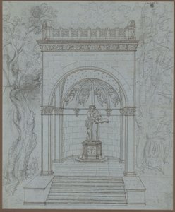 Mansfeld. Entwurf zu einem Luther-Denkmal von Karl Friedrich Schinkel