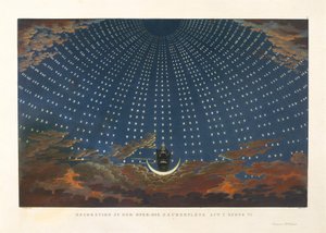 Die Halle der Sterne im Palast der Königin der Nacht, 1847-49