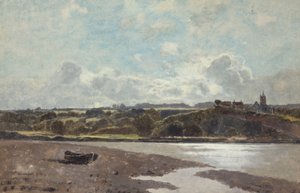 Landschaft gegenüber Newnham am Severn