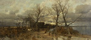Szene in Holland, ca. 1885-90