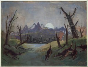 Böse Nacht von Karl Hofer