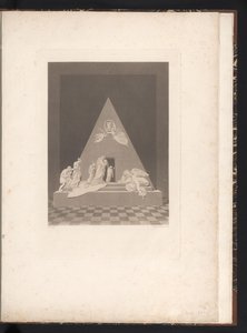 Vorderansicht des Grabmonuments