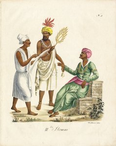 Indische Männer in traditioneller Kleidung