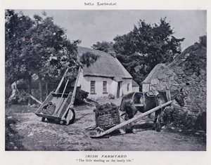 Irischer Bauernhof (s/w Foto)