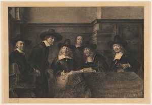 Die Staalmeesters, nach Rembrandt