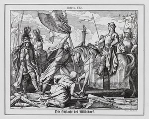 Schlacht von Mühldorf von Karl Ludwig Adolf Ehrhardt