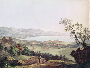 Ansicht von Genf von Saconex in Savoyen