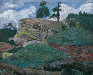 Landschaft mit Felsen
