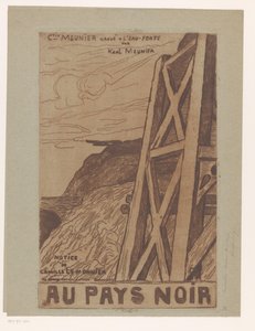 Berglandschaft mit industrieller Konstruktion