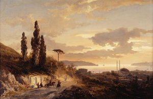 Ein Blick auf Konstantinopel und den Bosporus von der asiatischen Seite, 1864