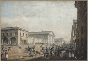Ansicht der Sadovaya-Straße in Sankt Petersburg von Karl Pavlovich Beggrov