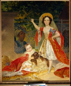Porträts der Kinder des Prinzen Volkonski von Karl Pavlovich Bryullov