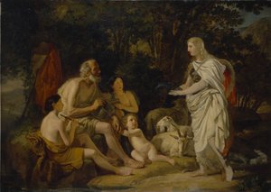 Erminia und die Hirten, 1824
