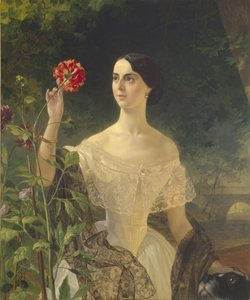 Porträt der Gräfin Sophia Bobrinskaya, geb. Samoylova 1797-1866, 1849
