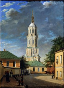 Krivokolenny pereulok in Moskau, 1843
