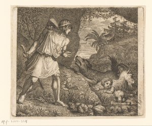 Jupiter und die Ziege Amalthea von Karl Russ